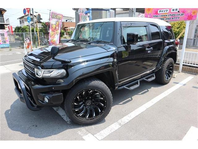 FJクルーザー 4.0 ブラックカラーパッケージ 4WD 4WD 外品Fグリル Fバンパーガード
