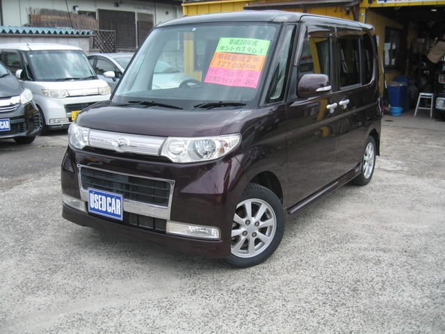 タントカスタム X 4WD ナビ・フルセグTV・ETC・4WD!!