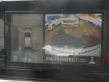 【アラウンドビューモニター】上から見下ろすような視点でスムース駐車をサポートしてくれるアラウンドビューモニター(^v^)