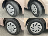 145/80R13 ホイールキャップ仕様です。