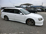 レガシーツーリングワゴン・ワンオーナー車・GT-B E-tuneの入庫です!リビルトタービン・Dampers・Aftermarketマフラー・タワバー等部品多数!