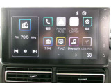 【ディスプレイオーディオ】Bluetooth・USB接続可能。AndroidAudioやAppleCarPlayも画面で操作が行えます。