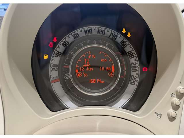 FIAT500 1.2 31212 AT用/純正 スピードメーター 3.2万km FIAT500 1.2 31212 AT用/純正 スピードメーター 3.2万km