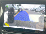 ●ガイドライン付きバックカメラ:不安な駐車もこれで安心!ガイドライン付きなので狭い箇所での駐車もラクラクです!