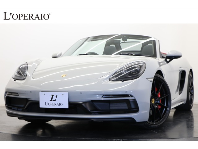 718ボクスター GTS 4.0 6MT 赤幌 ベンチレーター 20インチAW