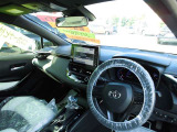 見晴らしの良い運転席。