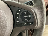 ハンドルにHondaセンシング系のクルーズコントロールやレーンキープアシストなどのスイッチが装備されています。ハンドルから手を離さず安全に操作できます。