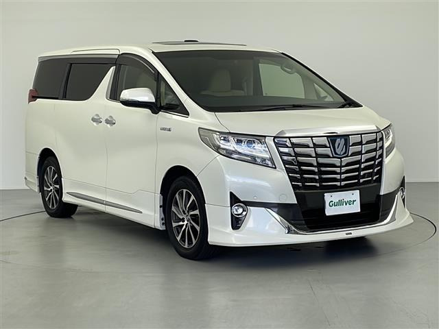 アルファードハイブリッド  エグゼクティブ ラウンジ 4WD 本革シート