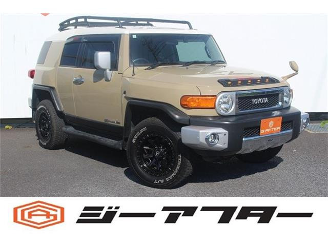FJクルーザー 4.0 カラーパッケージ 4WD フードライト・キャリアOPデフロック社外AW