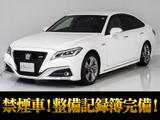 【中古車情報】トヨタ クラウンハイブリッド 3.5 RSアドバンス 禁煙黒革 整備記録X10 の中古車詳細（走行距離：12.8万km、カラー：パール、販売地域：千葉県野田市下三ケ尾）