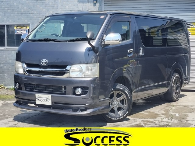 ハイエースバン 3.0 スーパーGL ロング ディーゼル 4WD 本州仕入れ Fスポイラー シー...