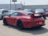 ポルシェ911GT3 スポーツクロノパッケージ カーマインレッド フロントリフト クラブスポーツパッケージ スポーツバケットシート スポーツエグゾースト ナビ バックカメラ ETC