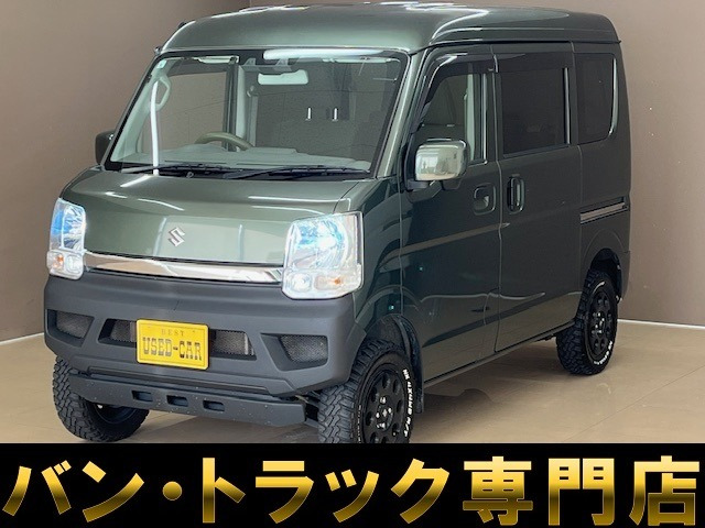 エブリイ ジョイン ターボ ハイルーフ 4WD カメラサポート記録簿リフトアップナビTV