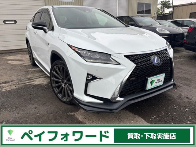 RX 450h Fスポーツ 4WD TRDエアロ TRD22インチAW SR 赤レザー