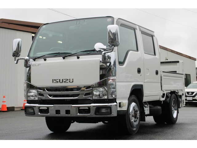 エルフ  Wキャブ 1.35t パワーゲート(PG)4WD 全低床 車両総重量4460kg