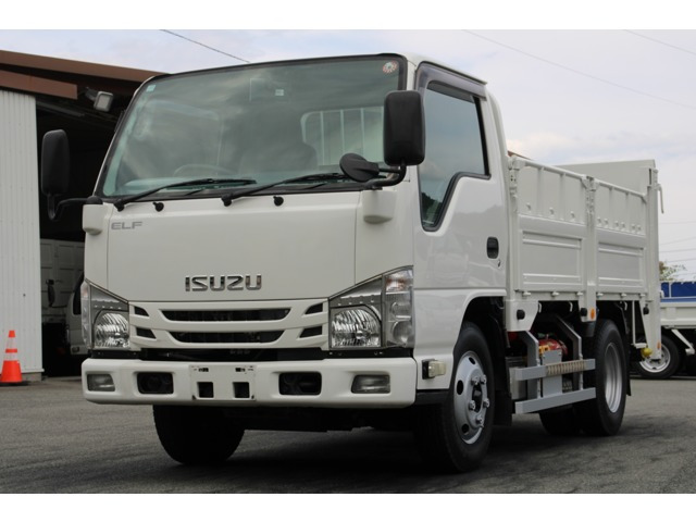 エルフ  平ボディ-3t 車両総重量6155kg 荷台内寸3213x1634x663