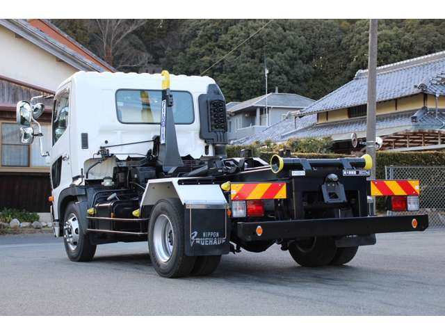 即決16年8月レンジャー脱着装置付きコンテナ車（アームロール）ヒアブマルチリフト・車検31年12月 中古即決16年６月希少4WDレンジャー脱着装置付きコンテナ専用車