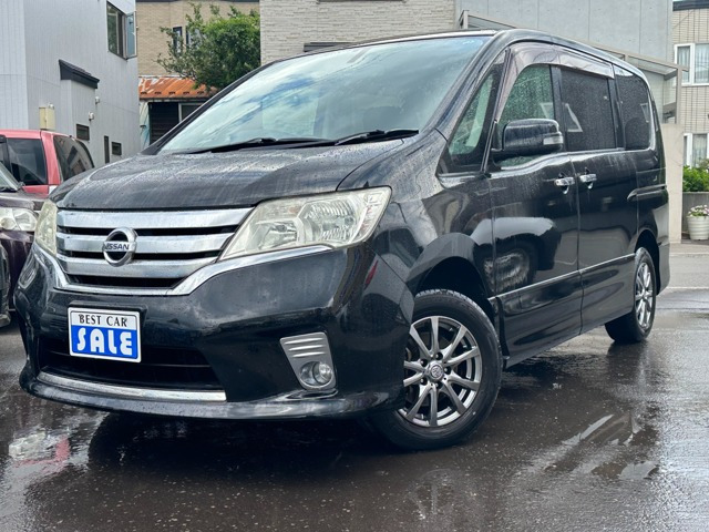 セレナ 2.0 ハイウェイスター 4WD Bluetooth SDナビ 横滑り防止装置