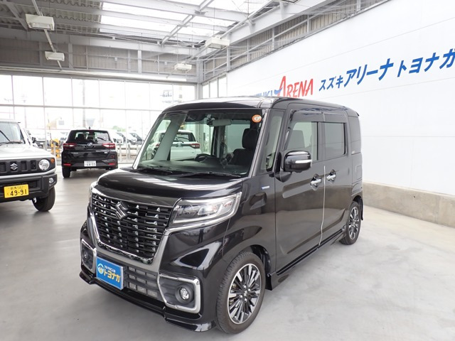 スペーシアカスタム ハイブリッド(HYBRID)  XS 8インチメモリーナビ・全方位カメラ