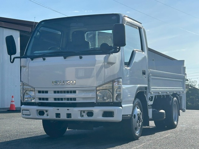 エルフ  平ボディ-2t パワーゲート(PG) 4WD 全低床