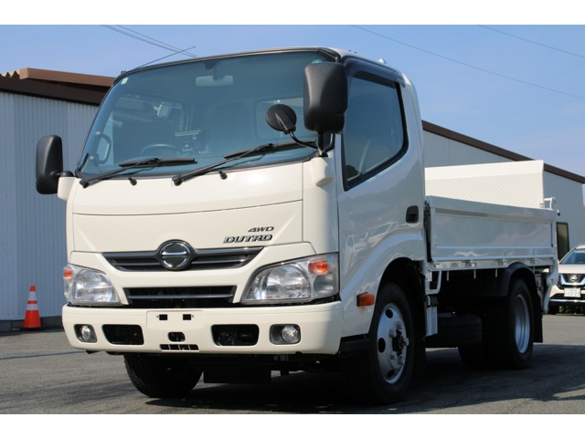 デュトロ 4.0 全低床 ディーゼル 4WD 平ボディ-2tパワーゲート(PG)