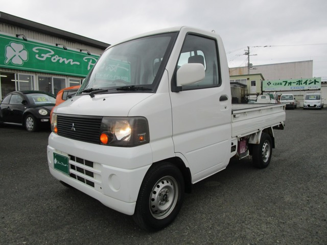 ミニキャブトラック Vタイプ エアコン付 4WD パワステ 荷台ライト アオリガード