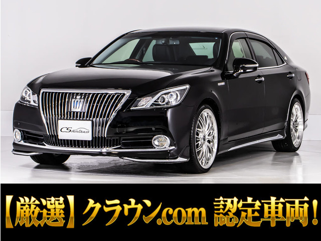 クラウンマジェスタ 3.5 Fバージョン ワンオーナー 黒革 新品20AW フルエアロ