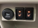 【シートヒーター】寒い日に重宝するシートヒーター!エアコンより早く温まってくれるので寒がりの人も安心ですね♪エアコンの温風は乾燥するから苦手、という方にもをおすすめです。