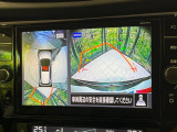 【アラウンドビューモニター】専用のカメラにより、上から見下ろしたような視点で360度クルマの周囲を確認することができます☆死角部分も確認しやすく、狭い場所での切り返しや駐車もスムーズに行えます。