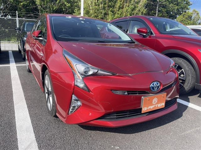 プリウス 1.8 A プレミアム ツーリングセレクション 黒革温熱シート純正9型ナビ運転...