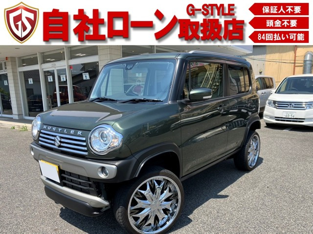 ハスラー X ターボ 4WD リフトアップ・社外20インチアルミ
