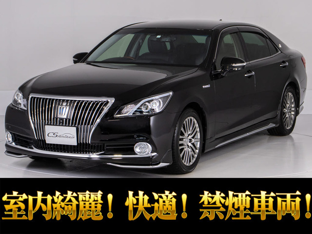 クラウンマジェスタ 3.5 Fバージョン 最上級 禁煙 黒革 エアロ プリクラS