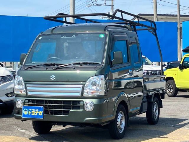 キャリイ スーパーキャリイ X 4WD ディスチャージ 社外ワークキャリア雹凹み