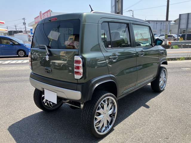 スズキ ハスラー X ターボ 4WD リフトアップ・社外20インチアルミ の