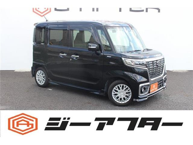 スペーシアカスタム ハイブリッド(HYBRID)  XSターボ 純正8型ナビ地デジ全周囲カメラ...