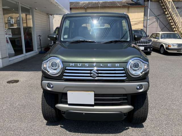 ハスラー】 スズキ フロントパンバー ZVD グリーン 走行距離4万キロ