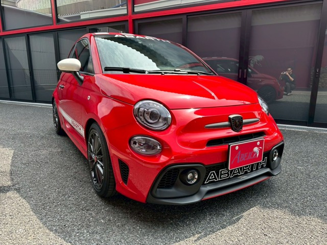 アバルト595 コンペティツィオーネ 左H 車高調 マフラー可変バルブ ドラレコ