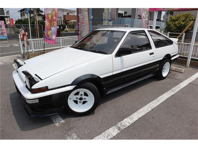 スプリンタートレノ1.6 GT アペックス白II全塗装 5MT 外品F・Sスポイラ