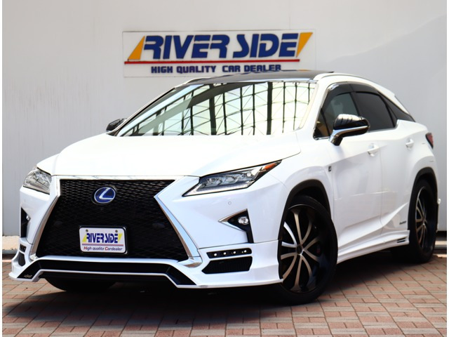 RX 450h Fスポーツ 4WD ゼウスエアロキット22AWマフラー赤革