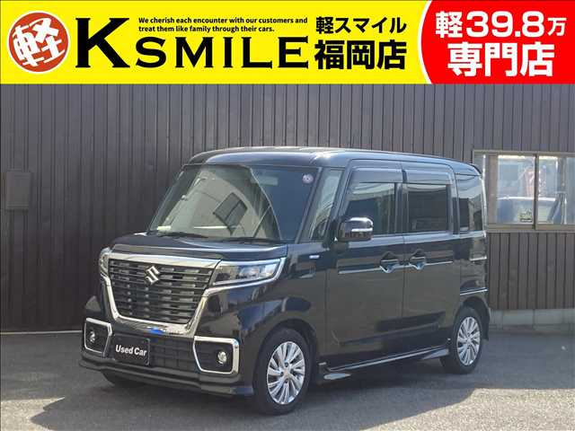 スペーシアカスタム ハイブリッド(HYBRID)  GS 両側スライド片側電動ドア・純正ナビ...