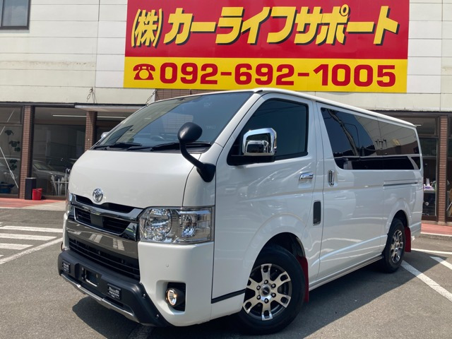 ハイエースバン 2.8 スーパーGL ダークプライムII ロング ディーゼル TRDフルエアロ...