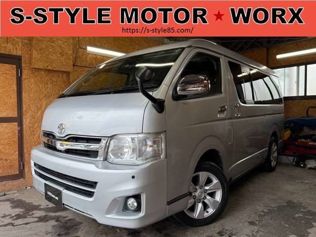 ハイエース 2.7 GL ロング ミドルルーフ 4WD パワースライドドア オートエアコン