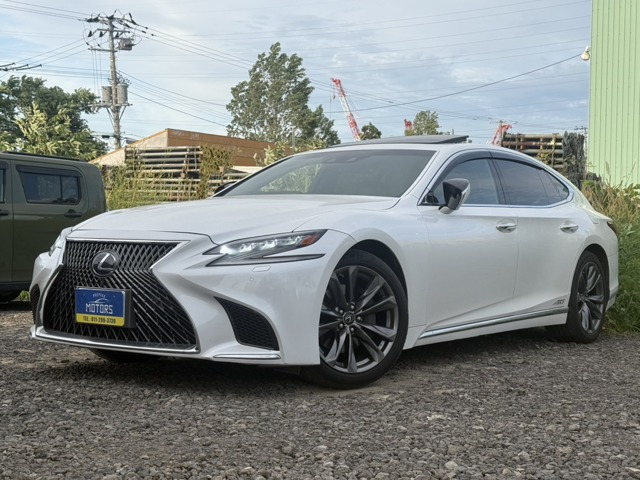LS500h Iパッケージ 4WDHVバッテリー1年保証/サンルーフ/3眼LED