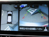 車の真上から見下ろしたような360度視界の良い『アラウンドビューモニター』です♪♪ 苦手な狭い駐車場、暗い所でも確認ができてとっても安心です♪♪