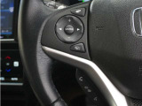 ハンドルにはオーディオ操作用スイッチが付いており、ハンドルから手を放さずにオーディオの操作ができるようになっております。