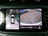 アラウンドビューモニター。空の上から見下ろすような視点でスムース駐車。