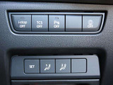 【2Wayドライビングポジションメモリー機能】お二人のシートパターンを記憶することができますので、運転時はボタン一つでシート調節できますね。