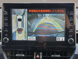 車両を上から見たような映像で、運転席から目視だけでは見にくい車両周辺の状況をしっかり確認できます。