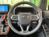 【ステアリングスイッチ】運転中、前方から目線をそらすことなく、オーディオ等の操作が可能な便利機能!安心&快適なドライブを演出してくれます♪