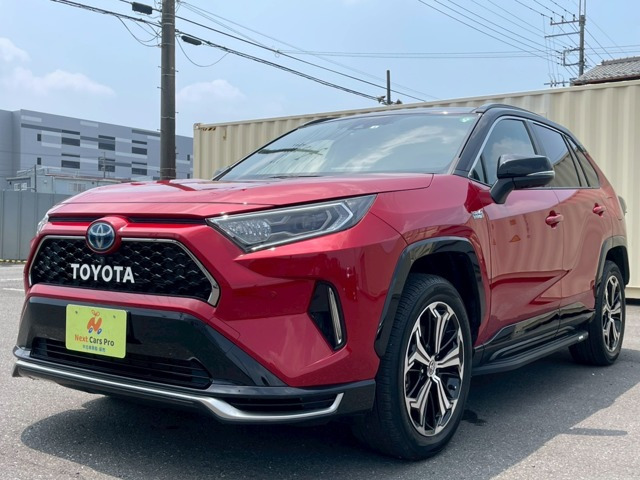 RAV4 PHV2.5 ブラック トーン E-Four 4WDムーンルーフ 純ナビ 全周囲モニター